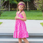 Dress - Kitty Cat Cotton Shoulder Tie Dress