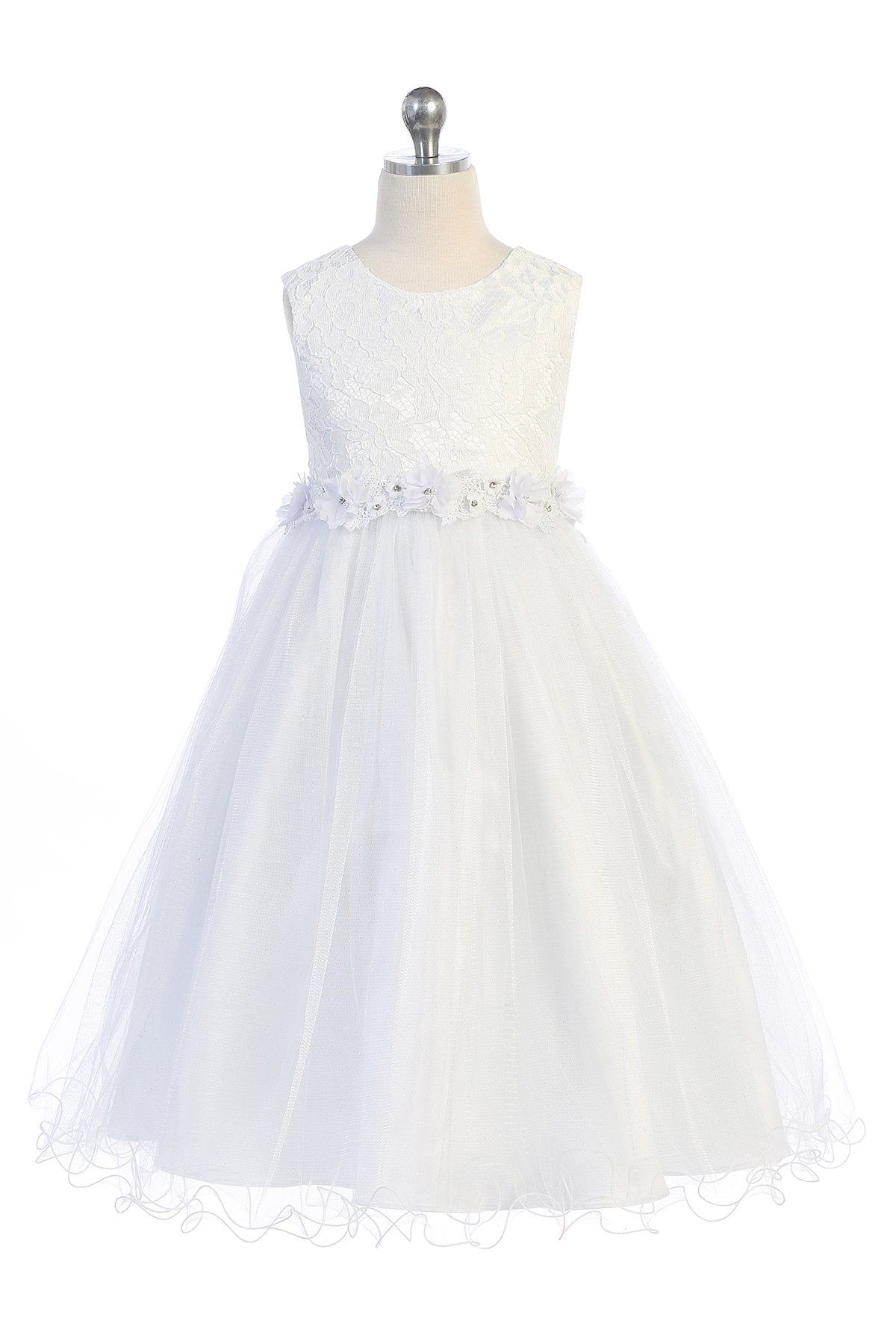 Dress - Lace Glitter Tulle Dress