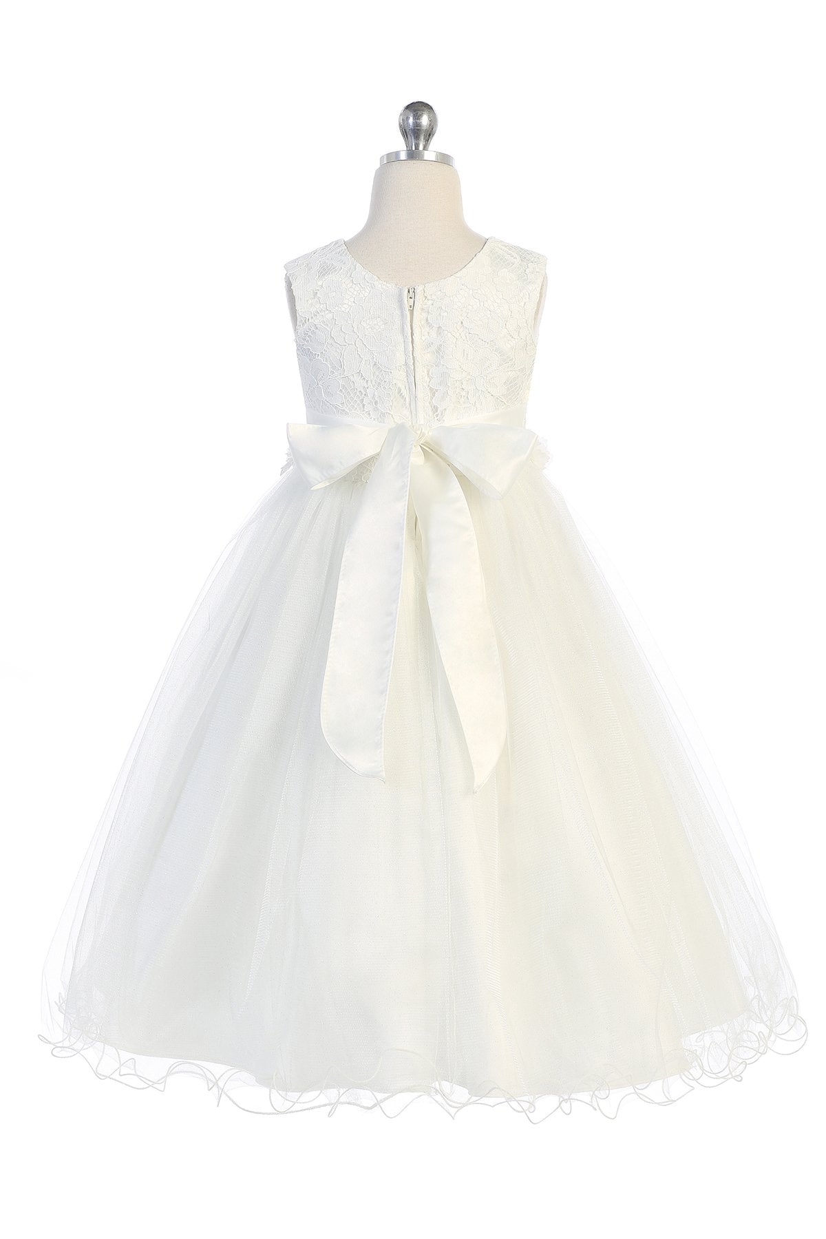 Dress - Lace Glitter Tulle Plus Size Dress