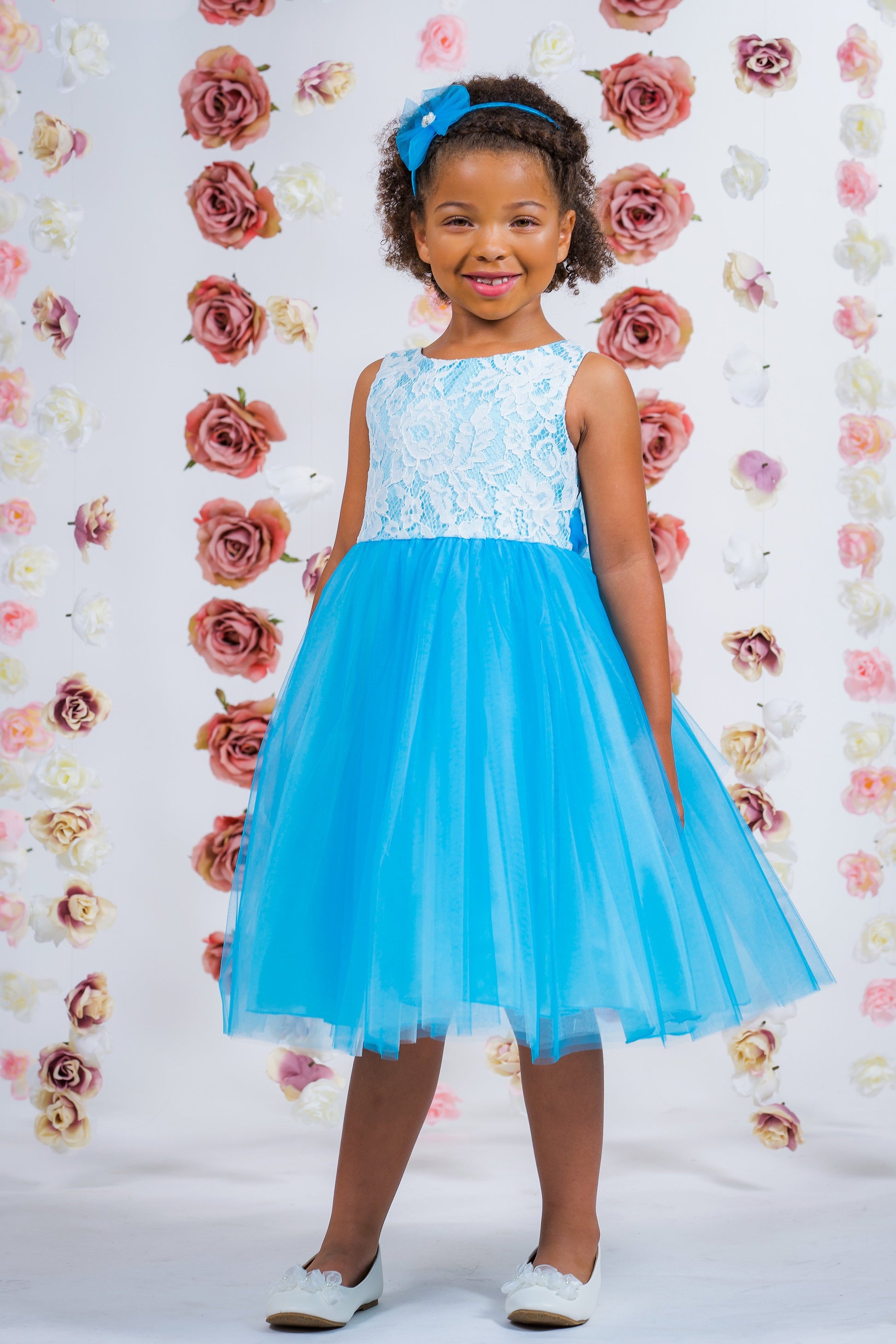 Lace Illusion Girls Dress Kid's Dream Lace Illusion Girls Dress Kid's Dream