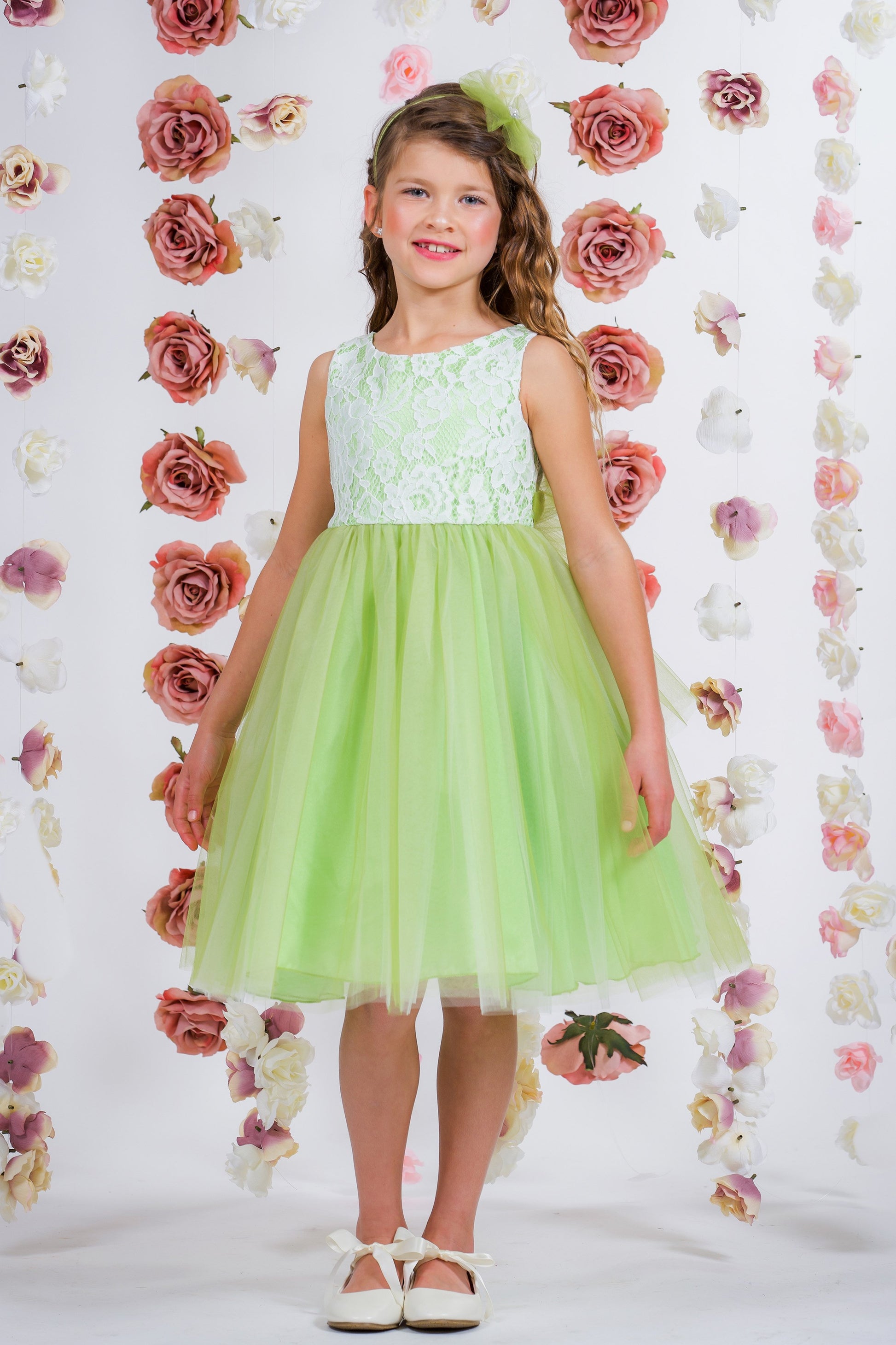 Lace Illusion Girls Dress Kid's Dream Lace Illusion Girls Dress Kid's Dream