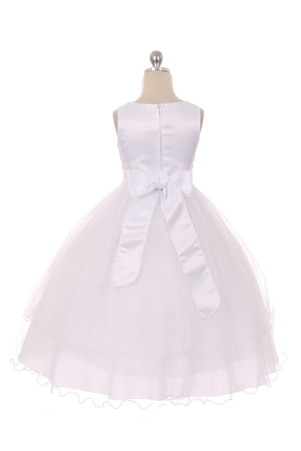 Stretch Lace Tulle Girl Party Dress Plus Size by AS420+ Kids Dream - Girl Formal Dresses