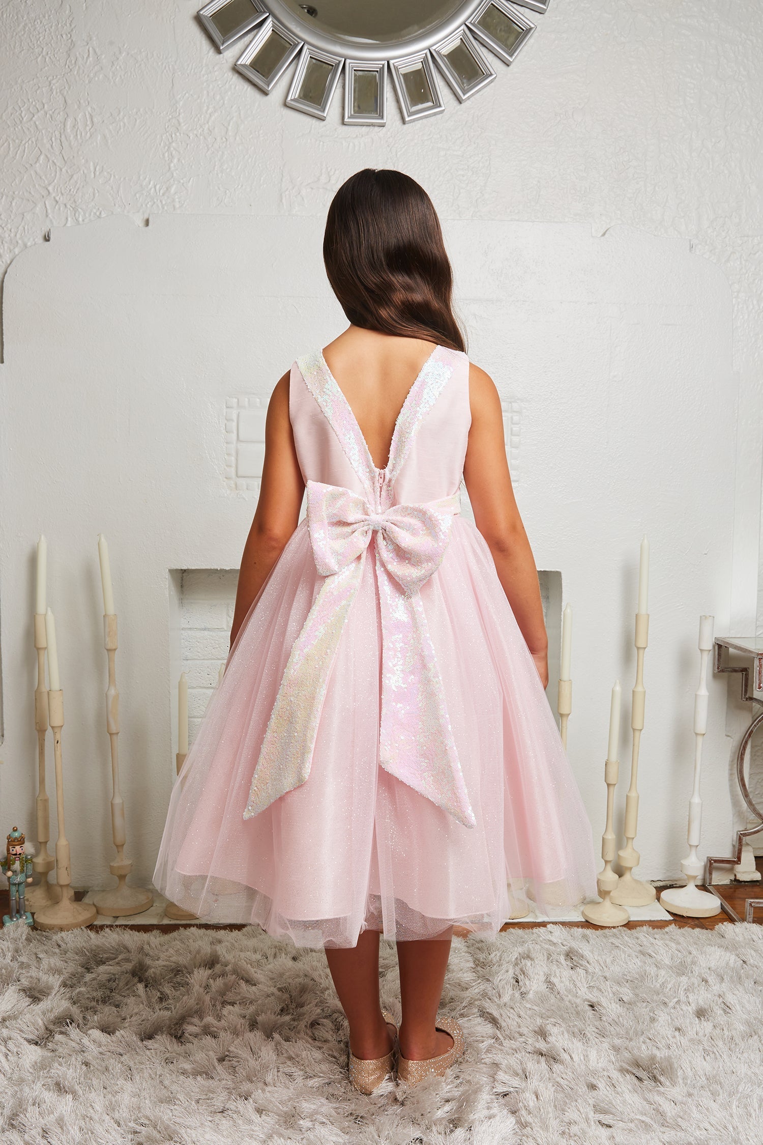 Dupioni Flower Girl Dress