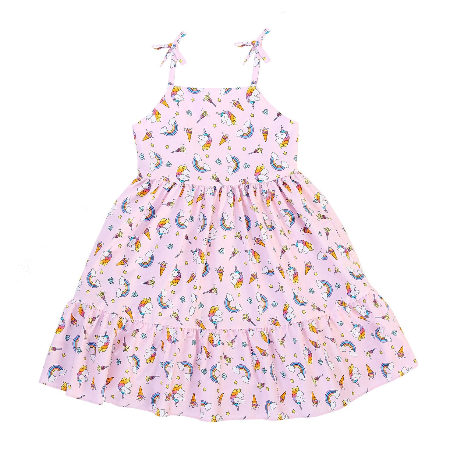 Buy Unicorn Birthday Baby Dress Rainbow Girl Dress Toddler Babygirl Tulle  First Birthday 1st Birthday Dress Online in India - Etsy