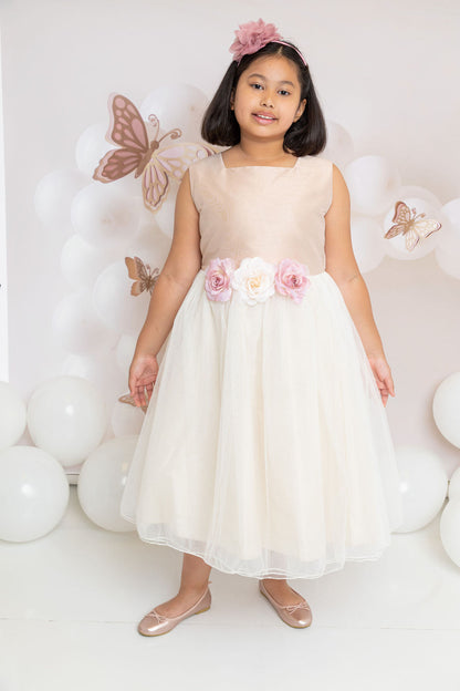 Dress - Poly Silk Tulle Plus Size Dress