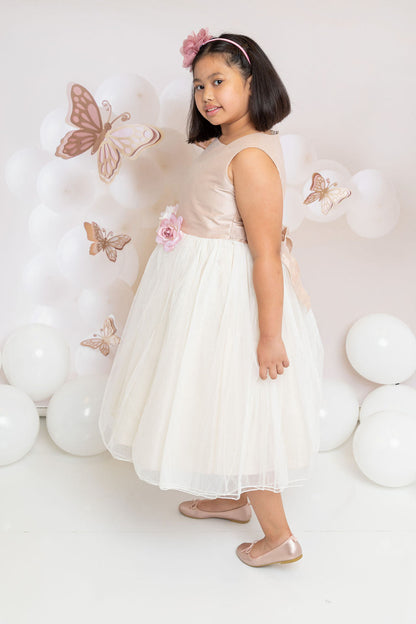 Dress - Poly Silk Tulle Plus Size Dress