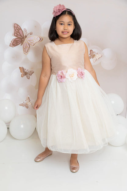 Dress - Poly Silk Tulle Plus Size Dress