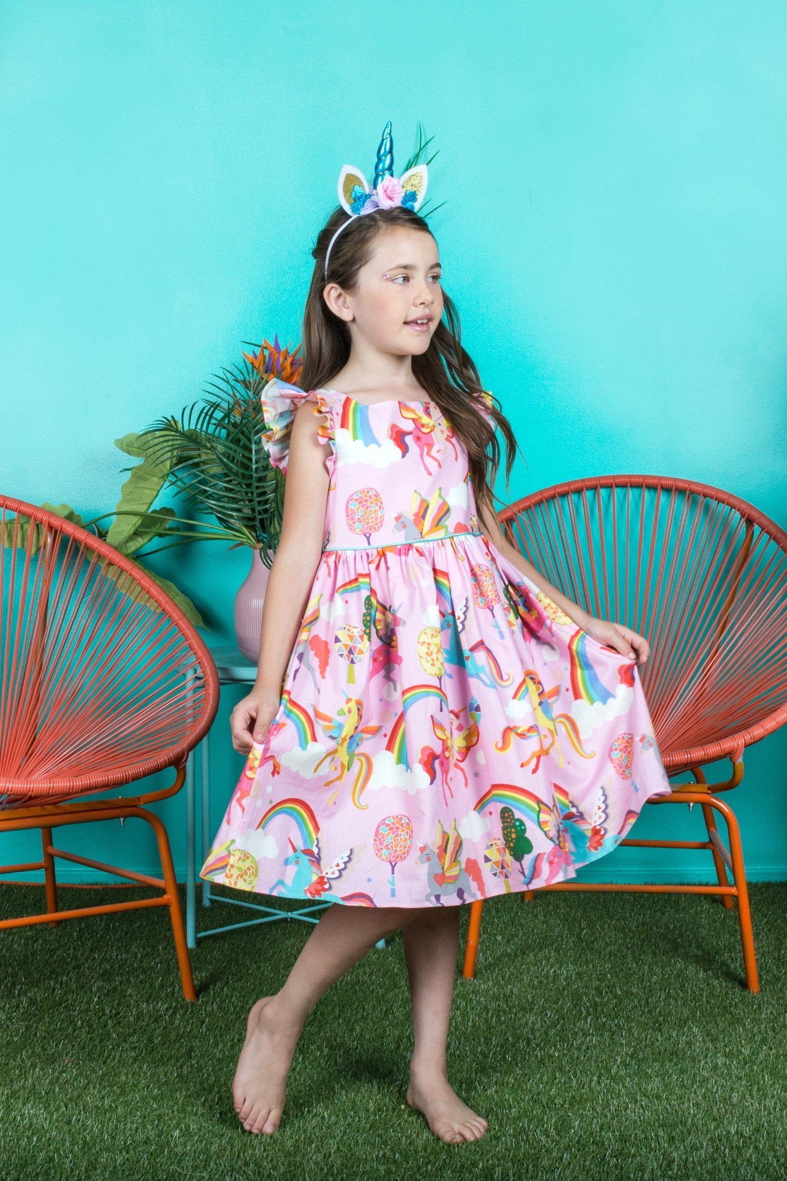Buy Designer Birthday Dress For Girls | Fayon Kids