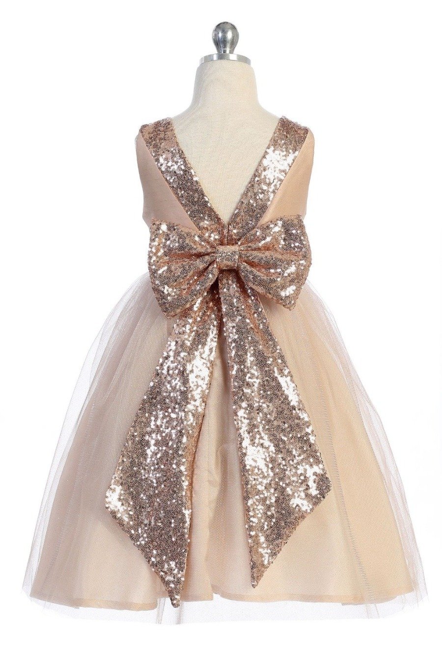 Rose gold dresses hot sale for little girls