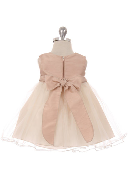 Dress - Satin Tulle Baby Dress