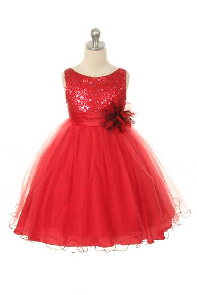 Dress - Sequin Girl Party Plus Size Girl Dress