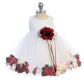 Dress - Sequin Top Petal Dress