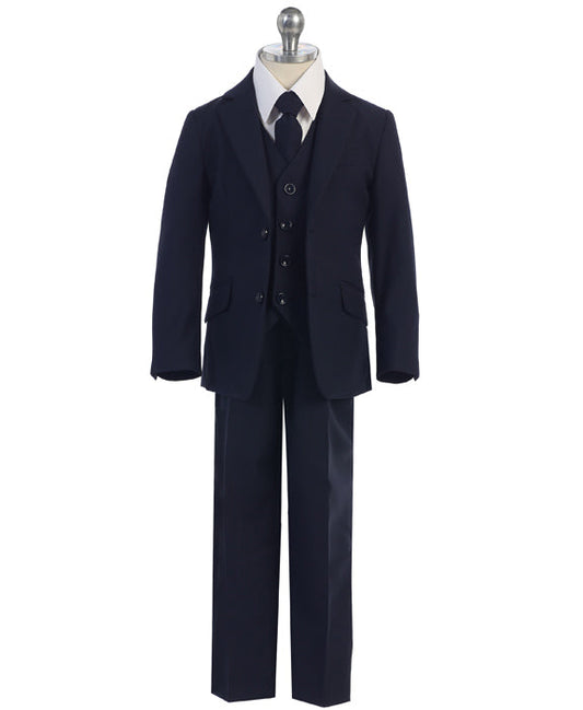 Navy Suit Set (Jacket, Vest, & Pants Only)
