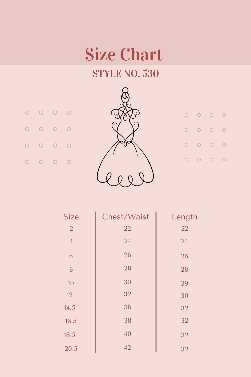 Tutu dress hotsell length chart