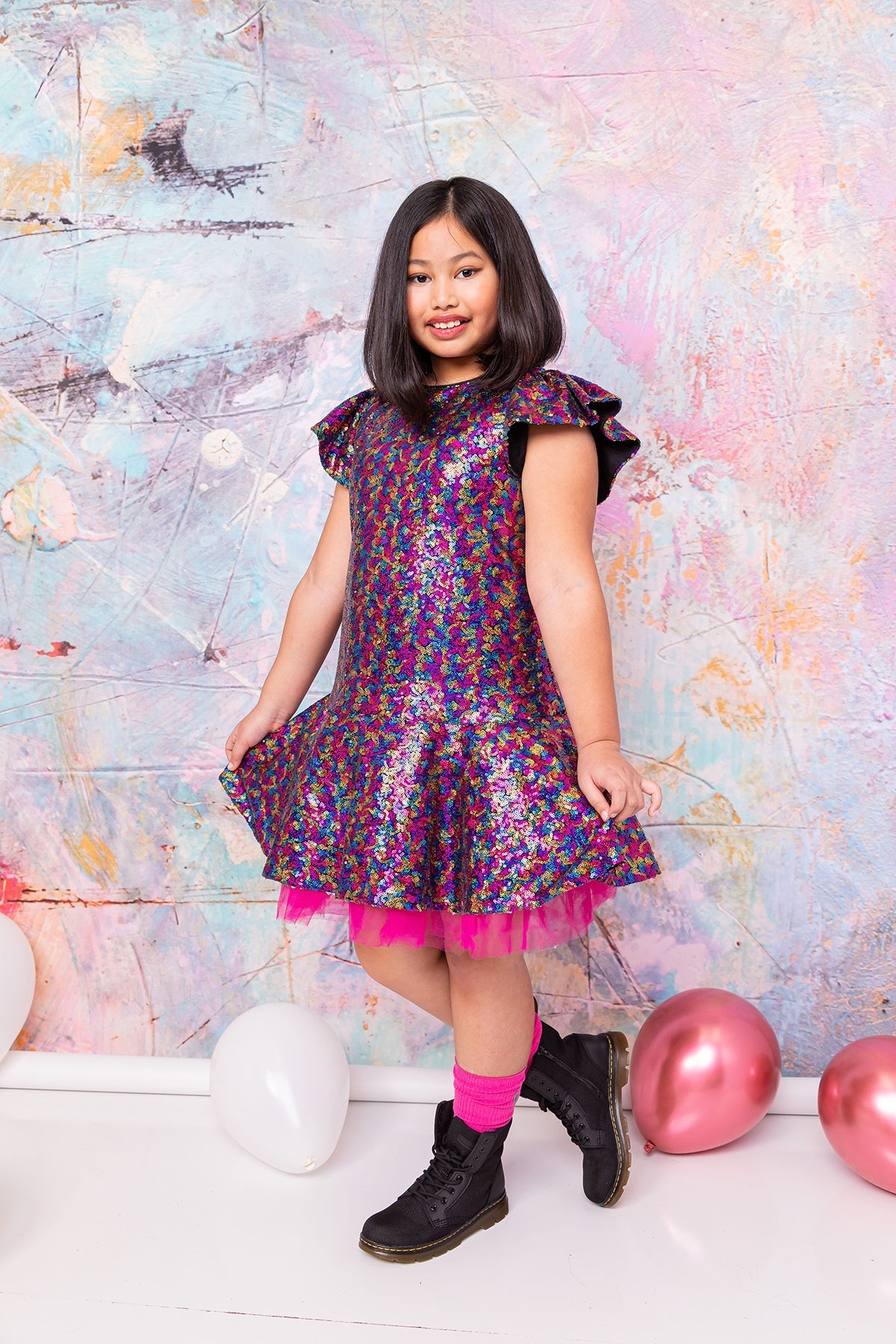 Plus size sequin tutu dress best sale